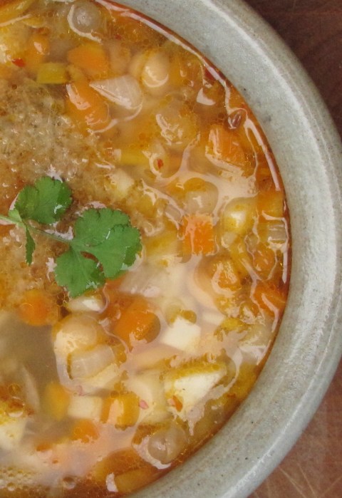Moroccan parsnip soup
