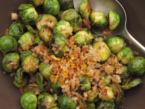 Brussels sprouts with orange